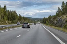Illustrationsbild av en anonym svensk europaväg