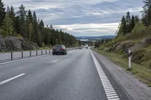 Illustrationsbild av en anonym svensk europaväg