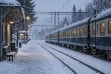 Illustrationsbild av en anonym finsk järnvägsmiljö