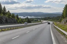Illustrationsbild av en anonym svensk europaväg
