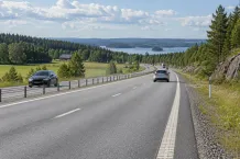 Illustrationsbild av en anonym svensk europaväg