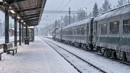 Illustrationsbild av en anonym finsk järnvägsmiljö