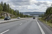 Illustrationsbild av en anonym svensk europaväg