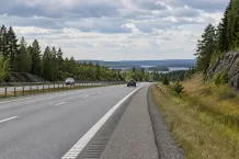 Illustrationsbild av en anonym svensk europaväg