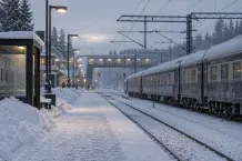 Illustrationsbild av en anonym finsk järnvägsmiljö