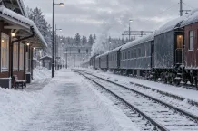 Illustrationsbild av en anonym finsk järnvägsmiljö