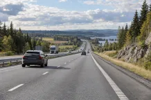Illustrationsbild av en anonym svensk europaväg