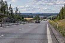 Illustrationsbild av en anonym svensk europaväg